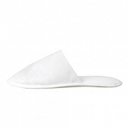 Тапочки одноразовые EVA Classic, закрытые, КОМПЛЕКТ 25 пар, спанбонд + ЭВА, размер 37-42, белые, SMZ, Э/З/Б-№1/25/150