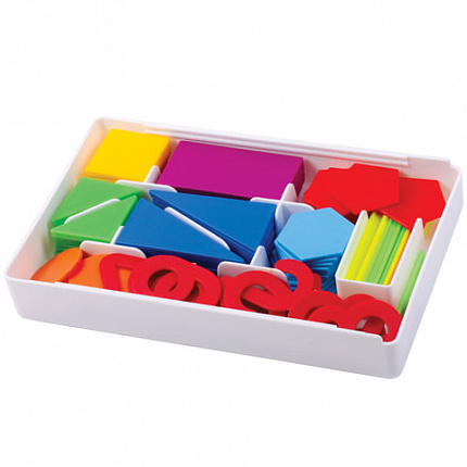 Касса цифр и счетных материалов "Учись считать", 142 элемента, пенал, КС01