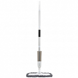Швабра с распылителем UltraSpray X, 2 насадки из микрофибры объемный ворс, скребок, LAIMA, 609143