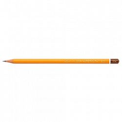 Карандаш чернографитный KOH-I-NOOR "1500", 1 шт., 10H, корпус желтый, заточенный, 150010H01170