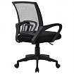 Кресло CROMEX (КРОМЕКС) "Top CH-695", с подлокотниками, сетка/ткань TW, черное, 533065