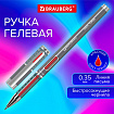 Ручка гелевая BRAUBERG "GEL ONE", КРАСНАЯ, стандартный узел 0,5 мм, линия письма 0,35 мм, 144038
