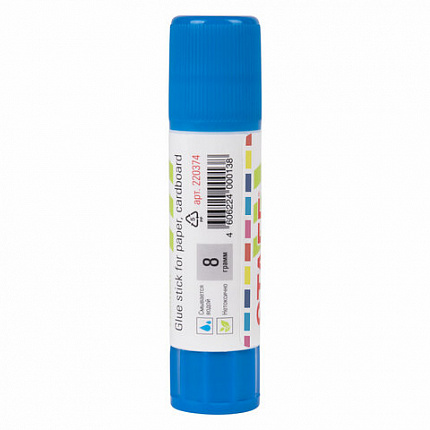 Клей-карандаш STAFF "EVERYDAY", 8 г, 220374