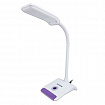 Настольная лампа / светильник SONNEN OU-147, на подставка, светодиодная, 5 Вт, белый/фиолетовый, 236672