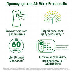 Сменный баллон 250 мл, AIRWICK "Дикий гранат", для автоматических освежителей, универсальный