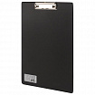 Доска-планшет ОФИСМАГ с прижимом А4 (230х350 мм), картон/ПВХ, РОССИЯ, ЧЕРНАЯ, 225986