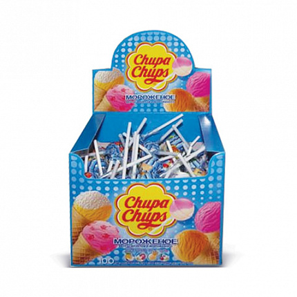 Карамель CHUPA CHUPS (Чупа-Чупс) "Мороженое", 12 г, 65425