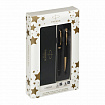 Набор PARKER "Urban Black GT": шариковая ручка синяя и перьевая ручка синяя, 2093381