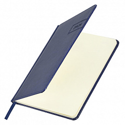 Еженедельник датированный 2026, А5, 145х215 мм, BRAUBERG "Imperial", под кожу, синий, 117174