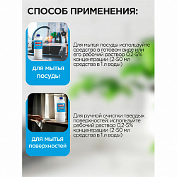 Средство моющее универсальное 1 л, ПРОГРЕСС, 10612