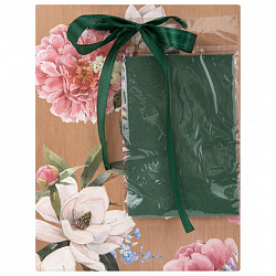Пакет подарочный (1 штука) 18х10х23 см (M), "Flowers", ассорти, глиттер, c тишью, ЗОЛОТАЯ СКАЗКА, 700808