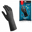Перчатки латексные MANIPULA "КЩС-1", двухслойные, размер 8, M (средний), черные, L-U-03/CG-942
