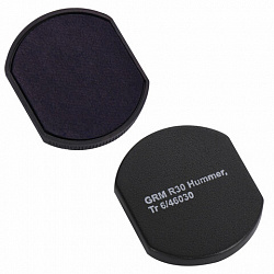 Подушка сменная для печатей ДИАМЕТРОМ 30 мм, синяя, для GRM 46030, 171000010