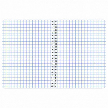 Тетрадь А5, 48 л., BRAUBERG, гребень, клетка, матовая ламинация, "Knowledge" (микс в спайке), 405324