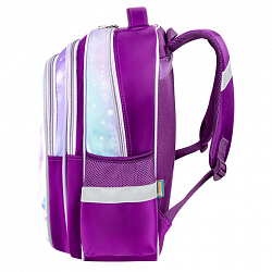 Рюкзак SNOOBAG (СНУБЭГ) FLOSSY, 2 отделения, 3 кармана, "Мечтатель", объемный дизайн, 40х28х18 см, 274441