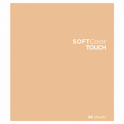 Тетрадь А5 48 л., ПЗБМ, скоба, клетка, Soft Touch, брайль 3D, "СофтКолорТач", микс в спайке, 28213