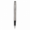 Набор PARKER "Jotter Stainless Steel GT": шариковая ручка синяя и перьевая ручка синяя, 2093258