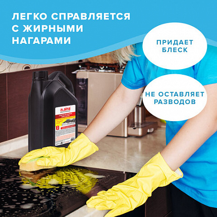 Средство для чистки плит, духовок, грилей от жира/нагара 3 л, АНТИЖИР LAIMA, 601614