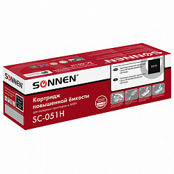 Картридж лазерный SONNEN (SC-051H) для CANON MF269dw/267dw/264dw, ресурс 4000 стр., 364092