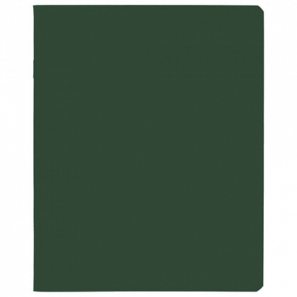 Тетрадь А5 48 л., HATBER, скоба, клетка, Soft-touch ламинация, SoloMatte "Малахит", 48Т5лВ1