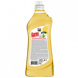 Средство для мытья посуды 1 л, КАПЛЯ VOX активный кислород, "Лимон", 1576