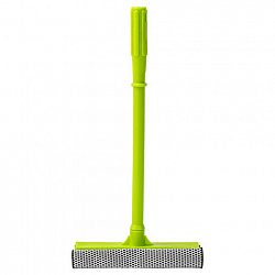 Окномойка ЛЮБАША, пластиковая ручка 40 см, рабочая часть 20 см (стяжка, губка, ручка), 603614