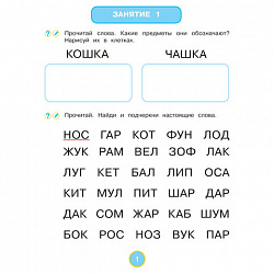 Прописи "Умные прописи ПИШЕМ, ЧИТАЕМ, СЧИТАЕМ", 5+, КОМПЛЕКТ 4 шт., 32 стр., 170x220 мм, ПРОСВЕЩЕНИЕ, 0414-01, 90-0414-01