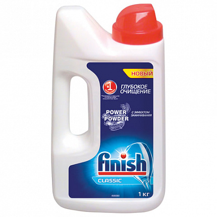 Порошок для мытья посуды в посудомоечных машинах 1 кг, FINISH (Финиш), 3010892