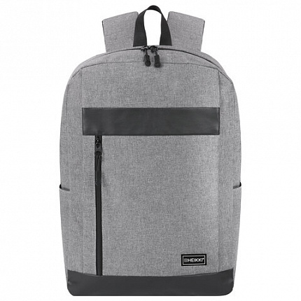 Рюкзак HEIKKI PLANE (ХЕЙКИ) универсальный, отделение для ноутбука, серый, 42х30х14 см, 273887