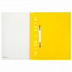 Скоросшиватель пластиковый с перфорацией BRAUBERG EXTRA, А4, 140/180 мкм, желтый, 272899