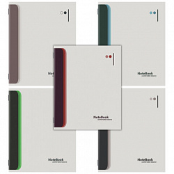 Тетрадь А5 40 л. STAFF "College", скоба, клетка, офсет №2 ЭКОНОМ, обложка картон, "СВЕТЛАЯ", 405623