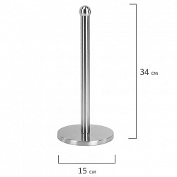 Держатель для бумажных полотенец и рулонных салфеток настольный нержавеющая сталь LAIMA HOME, 608001