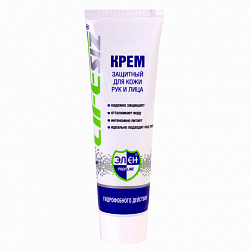 Крем защитный, 100 мл, ЭЛЕН, гидрофобный, от кислотных и щелочных средств, смазочно-охлаждающих жидкостей