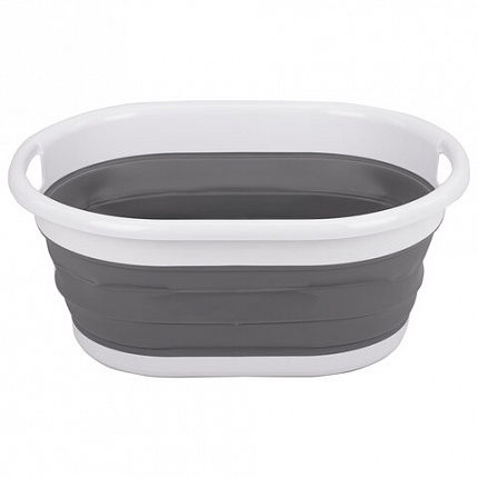 Таз складной силиконовый 26 литров 54,5х39,5 см для дома и дачи, LAIMA Home, 608670