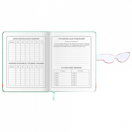 Дневник 1-4 класс 48 л., кожзам (твердая), застежка, ЮНЛАНДИЯ, "Корги в Очках", 106210