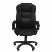 Кресло офисное Chairman CH 600, велюр, черное, 7158676