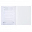 Тетрадь А5, 96 л., HATBER, скоба, клетка, Soft-touch ламинация, СОЛО "Сапфир", 092748, 96Т5лВ1