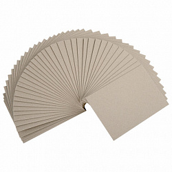 Картон переплетный, толщина 1,5 мм, А5 (148х210 мм), КОМПЛЕКТ 40 шт., BRAUBERG ART, 665559