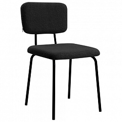 Стулья BRABIX "Ideal CF-080", КОМПЛЕКТ 4 шт., черный каркас, букле черный, 533244
