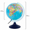Глобус интерактивный + очки VR, политический, GLOBEN, 25 см с подсветкой, INT12500304