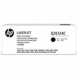 Картридж лазерный HP (Q2612A) LaserJet 1018/3052/М1005 и др., №12А, оригинальный, ресурс 2000 стр.