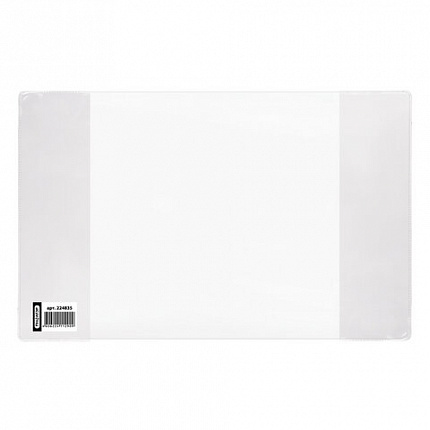 Обложка ПВХ для дневника в жестком переплете и учебников для младших классов, ПИФАГОР, прозрачная, плотная, 120 мкм, 233х363 мм, 224835