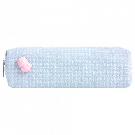 Пенал ЮНЛАНДИЯ ЮНИОР, 1 отделение, полиэстер, аппликация, "Piggy", 20х6х4 см, 273804