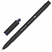 Ручка шариковая масляная BRAUBERG "BLACK PEN", СИНЯЯ, игольчатый узел 0,7 мм, линия письма 0,35 мм, 144325
