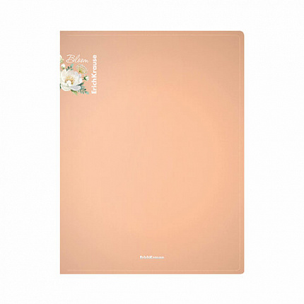Папка на 2 кольцах ERICH KRAUSE "Matt Pastel Bloom", 24 мм, до 150 л., ассорти, 0,6 мм, 61184