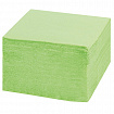 Салфетки бумажные, 250 шт., 24х24 см, LAIMA, зеленые (пастельный цвет), 100% целлюлоза, 111952