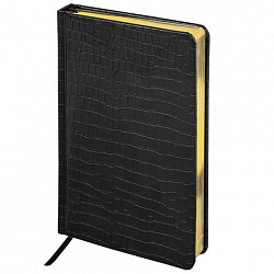 Ручка перьевая PARKER "IM Core Black Lacquer GT", ежедневник А5 черный, пакет, 880900