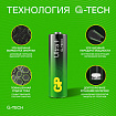 Батарейки КОМПЛЕКТ 2 шт., GP Ultra Plus G-Tech, AA (LR6), алкалиновые, пальчиковые, 15AUPA21-2CRSB2
