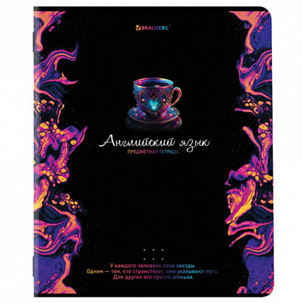 Тетради предметные, КОМПЛЕКТ 12 ПРЕДМЕТОВ, BLUR, 48л, глянцевый УФ-лак, BRAUBERG, 404836