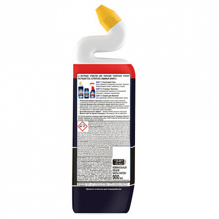 Средство для сантехники/уборки туалета 900 мл, ТУАЛЕТНЫЙ УТЕНОК Супер Сила "Видимый Эффект", 696894